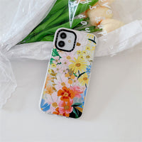 Summer Flower Fall-proof Mobile Phone Case