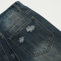 Punk Worn Jeans Trendy Men's Design