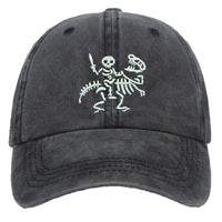 Men's Versatile Knight Dinosaur Embroidered Baseball Cap