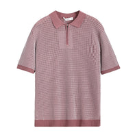 Ice Silk Polo Shirt Short-sleeved Men's High-grade Light Luxury Business