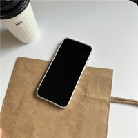 Electroplated Silver Phone Case In Europe And America