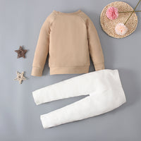 Boy Children Spring  Autumn And Winter Long-sleeved Khaki