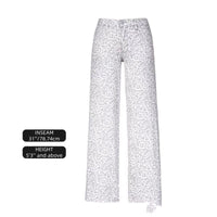 Womens Straight-leg Loose-fit Denim Jeans