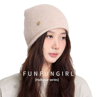 Women's Fashion Wool Knitted Warm Ear Protection Yarn Hat