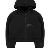 Hooded Hoodie Two Sides Can Wear Vintage Leopard Print Zipper Hoodie
