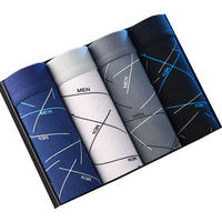 Men's Underwear Men's Boxers Youth Mid-rise Boxers Boys Plus Size Shorts Underpants