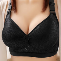Women's Plus Size Thin And Comfortable Breathable Bra