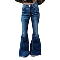 Ladies' Elastic Lifting Buttocks Slimming And Waist Cinching Jeans