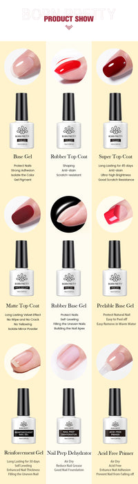 Nail Art Polish Gel Construction Base Gel Plated Crystal
