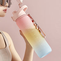 Large-capacity Plastic Cup Male Water Bottle Student High Temperature Resistance