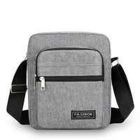 Korean-style Casual Multi-layered Large-capacity Single-shoulder Crossbody Bag For Men