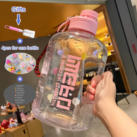 Large-capacity Water Cup Sports Bottle Male Fitness Large-ton Barrel