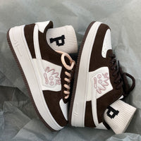 Brown Breathable Harajuku Style Women's Shoes