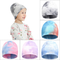 Ins Style European And American New Children's Tie-dye Pullover Hat Pure Cotton