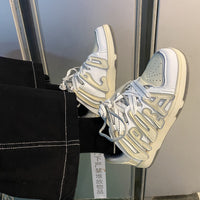 Men's All-match Sneakers Personality Letter Small White Shoes