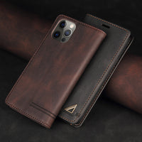 Leather Flip Faux Protective Phone Case