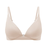 Women's Underwear Thin Small Breast Push Up Women's Front Buckle Backless Bra