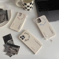 Silicone Mobile Phone Case Simple Art Simple