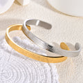 Type-C Open Titanium Steel Bracelet Arabic 6MM Stainless Steel