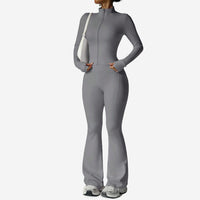 Zipper Nude-Feel Yoga Suit Women's