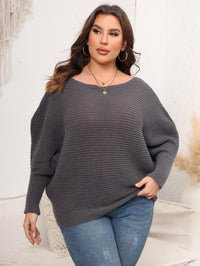 Batwing Sleeve Off-shoulder Loose Women's Sweater