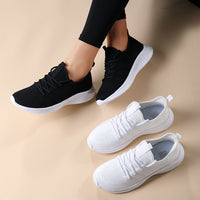 Women's Fly Woven Mesh Casual Shoes Non-slip Wear-resistant