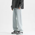 Men's Washed Straight Leg Jeans