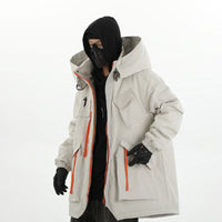 Men's Loose Cargo Thickened Warm Cotton Coat