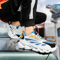 Leisure Sports Mesh Breathable Thick Sole Height Increasing Men's Shoes