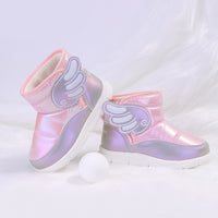 Children's Waterproof Non-slip Middle Tube Warm Snow Boots
