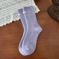 Warm Japanese-style Wool Socks For Women