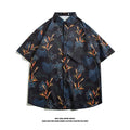 Fashionable Hawaiian Ice Silk Inch Shirt Man