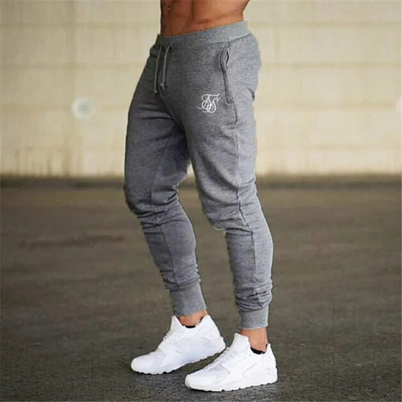 Sports Pants Men's Fitness Pants Solid Color Fashion Casual Pants