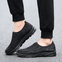 Plus Size Men's Shoes Fashionable Breathable Business British Style Lazy Casual