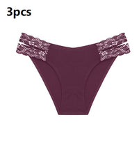 T-back Women's Thin Ice Silk Lace Edge