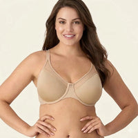 Women's Seamless Underwire Bra, One Smooth U Smoothing Underwire Bras For Women, Convertible Straps, Ultra Light