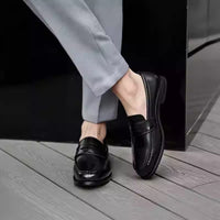 British-style Loafers Comfortable Slip-on Mens Boat Shoes