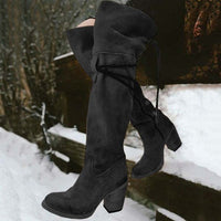 Autumn And Winter Warm Boots Over The Knee Boots Long Boots