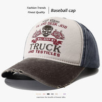 Peaked Hard Top Summer Letter Printing Stylish Baseball Cap