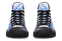 Printed Couple High-top Canvas Shoes