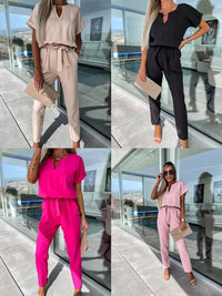 Casual Suit Independent Station Fashion Solid Color Jumpsuit