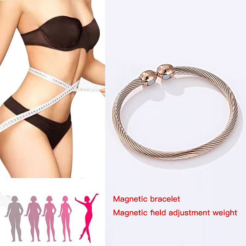 Magnetic Therapy Opening Adjustable Titanium Steel Anti-static