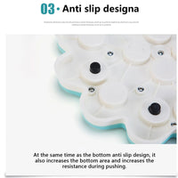 Dog Puzzle Slow Bowl Flower Shape Improve Pet IQ Interactive Feeder Non-Slip Anti-choking Dogs Training Games Dog Accessories