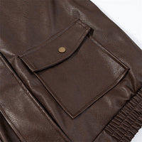 Retro Old Money Style Coat Motorcycle Clothing Jacket