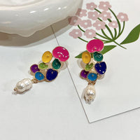Sweet And Adorable Red Apple Themed Unique Earrings