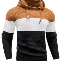Jacquard Sweatshirt With Long Sleeves And A Hood