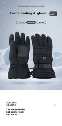Riding Gloves Intelligent Temperature Control Electric Heating Men And Women