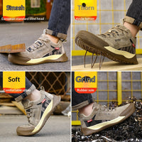 Mens Safety Shoes With Steel Toes  Designed To Protect Against Crushing And Puncture Hazards