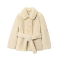 Fashionable Coat With A Belt