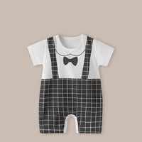 Thin Women's Short Sleeve Newborn Baby Child Jumpsuit Romper